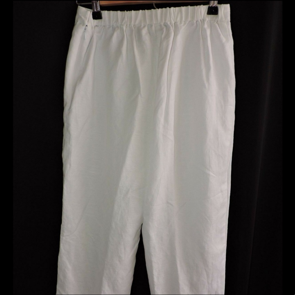 Bob Mackie Linen Pants and Shirt Set - Picture 13 of 13